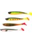 D Stili D Yumuşak Kuğu Balıkçılık Cazibesi 4.5g.5cm Yumuşak Yem Shad Solucanlar Bas Pike Minnow Silikon Kauçuk Olta Takımı (Yurt Dışından) 3