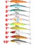 No.9 Tarzı 1 Adet Japon Minnow Balıkçılık Lures Yüzer Sert Baitg Yapay Yem Wobbler Crankbait Sazan Levrek Pesca Olta Takımı (Yurt Dışından) 4