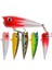 No.1 Tarzı 1 Adet Popper Balıkçılık Cazibesi 6cm.5g Sert Yem Yapay Topwater Bas Alabalık Pike Wobbler Olta Takımı 2 Tiz Kanca ile (Yurt Dışından) 3