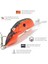 C569X4 Stili Wlure 10G 9cm Kerevit Böcek Yemi Derin Su Crankbait Suda Sıkı Eylem Opp Ambalaj C569 ile 2 #6 Tiz Kanca (Yurt Dışından) 4