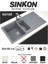 SİNKON Gri Granit Evye 50x100 / 1,5 Göz - SG100 - Sinkon 1
