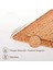 Mutfak Mat Dokuma Placemats 6'lı Set, Doğal Deniz Çayırı Isıya Dayanıklı Mat, Mutfak Masa Paspasları, Yemek Masası Dekoru (Yurt Dışından) 5