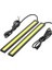 2 x Su Geçirmez Süper Parlak Araba Drl Sis Sürüş Lambaları Cob LED Işık Beyaz (Yurt Dışından) 1