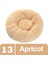 Kayısı Tarzı 30CM Uzun Peluş Kabarık Pet Köpek Yatağı Claming Köpek Yatakları Donut Yuvarlak Kedi Köpek Tezgahı Yumuşak Sıcak Chihuahua Kulübesi Büyük Mat Pet Malzemeleri (Yurt Dışından) 1