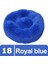 Goyal Mavi Tarzı 40CM Uzun Peluş Kabarık Pet Köpek Yatağı Claming Köpek Yatakları Donut Yuvarlak Kedi Köpek Tezgahı Yumuşak Sıcak Chihuahua Kulübesi Büyük Mat Pet Malzemeleri (Yurt Dışından) 1