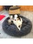 Goyal Mavi Tarzı 40CM Uzun Peluş Kabarık Pet Köpek Yatağı Claming Köpek Yatakları Donut Yuvarlak Kedi Köpek Tezgahı Yumuşak Sıcak Chihuahua Kulübesi Büyük Mat Pet Malzemeleri (Yurt Dışından) 5