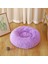 Mor Tarzı Xs 25CM 0-1 kg Evcil Hayvan 2021 Yeni Yuvarlak Peluş Köpek Yatağı Donut Kış Sıcak Uyku Yavrusu Yuva Yumuşak Uzun Sevişmek Kedi Mat Pet Yastık Malzemeleri Yastık (Yurt Dışından) 1