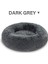 Gw-Koyu Gri Stili XS-40CM Vıp Yuvarlak Zip Pet Köpek Yatağı Büyük Küçük Köpek Kedi Evi Uzun Peluş Mat Kanepe Süper Yumuşak Pet Yatak Kulübesi Köpek Sakinleştirici Yatak (Yurt Dışından) 1