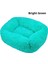 Parlak Yeşil Stil Xs 45X35X20CM Kare Köpek Yatağı Uzun Peluş Düz Renk Pet Yatakları Küçük Orta Büyük Evcil Hayvanlar Için Kedi Mat Süper Yumuşak Kış Sıcak Uyku Paspasları (Yurt Dışından) 1