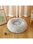 Gri Stil L 60CM 1-8kg 2021 Yeni Yuvarlak Peluş Köpek Yatağı Donut Kış Sıcak Uyku Yavrusu Yuva Yumuşak Uzun Sevişmek Kedi Mat Pet Yastık Malzemeleri Yastık (Yurt Dışından) 1