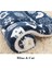 Kedi Stili ile Mavi 32X25CM Yumuşak Flanel Kalınlaşmış Pet Yumuşak Polar Ped Pet Battaniye Yatak Mat Yavru Köpek Kedi Kanepe Yastık Ev Halısı Sıcak Tutmak Uyku Örtüsü (Yurt Dışından) 1