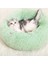 Yuva-Pembe Tarzı 50CM Kedi Süper Yumuşak Uzun Peluş Sıcak Mat Sevimli Hafif Kulübesi Pet Uyku Sepeti Yatak Yuvarlak Kabarık Rahat Dokunmatik Evcil Hayvan Ürünleri (Yurt Dışından) 3