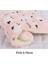 Koyun Stili ile Pembe U 69X52CM Yumuşak Flanel Kalınlaşmış Pet Yumuşak Polar Ped Pet Battaniye Yatak Mat Yavru Köpek Kedi Kanepe Yastık Ev Halısı Sıcak Tutmak Uyku Örtüsü (Yurt Dışından) 1