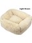 Açık Kahverengi Tarzı Xs 45X35X20CM Kare Köpek Yatağı Uzun Peluş Düz Renk Pet Yatakları Küçük Orta Büyük Evcil Hayvanlar Için Kedi Mat Süper Yumuşak Kış Sıcak Uyku Paspasları (Yurt Dışından) 1