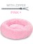Pembe Tarzı L-70CM King Köpek Yatağı Kanepe Xl Dinozor Köpek Uyku Yatağı Yıkanabilir Xxxl Hafıza Formu Küçük Kış Rahat Donut Sakinleştirici Uzun Peluş Köpek Yatakları (Yurt Dışından) 1