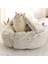 Gri Tarzı 35X35CM Pet Kedi Yatağı Peluş Yuvarlak Sıcak Konfor Kedi Evi Yumuşak Uzun Peluş Derin Uyku Kedi Nesk Uyku Tulumu 2'si 1 Arada Kaymaz Evcil Hayvan Malzemeleri (Yurt Dışından) 4