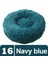 Lacivert Tarzı 30CM Uzun Peluş Kabarık Pet Köpek Yatağı Claming Köpek Yatakları Donut Yuvarlak Kedi Köpek Tezgahı Yumuşak Sıcak Chihuahua Kulübesi Büyük Mat Pet Malzemeleri (Yurt Dışından) 1