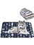 Mavi ve Beyaz Yıldız Stili 49X32CM Yumuşak Flanel Kalınlaşmış Pet Polar Ped Pet Battaniye Yatak Mat Köpekler Için Kedi Kanepe Yastık Ev Halısı Sıcak Tutmak Yıkanabilir Uyku Örtüsü (Yurt Dışından) 2