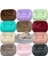 Mor Tarzı S 55X45X20CM Kare Köpek Yatağı Uzun Peluş Düz Renk Pet Yatakları Küçük Orta Büyük Evcil Hayvanlar Için Kedi Mat Süper Yumuşak Kış Sıcak Uyku Paspasları (Yurt Dışından) 2