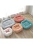 Mor Tarzı S 55X45X20CM Kare Köpek Yatağı Uzun Peluş Düz Renk Pet Yatakları Küçük Orta Büyük Evcil Hayvanlar Için Kedi Mat Süper Yumuşak Kış Sıcak Uyku Paspasları (Yurt Dışından) 4