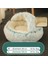 Yeşil Stil 40CM Yeni Pet Köpek Kedi Yuvarlak Peluş Yatak Kışın Derin Uyku Için Yarı Kapalı Kedi Yuvası Kediler Yatak Küçük Mat Sepet Yumuşak Kulübesi (Yurt Dışından) 1