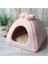 Pembe Tarzı M 35X35CM Pet Kedi Evi Kanepe Yatak Köpek Kulübesi Kış Sıcak Köpek Için Uyku Köpek Kedi Malzemeleri Kesim Kediler Paspaslar (Yurt Dışından) 1