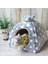 Pembe Tarzı M 35X35CM Pet Kedi Evi Kanepe Yatak Köpek Kulübesi Kış Sıcak Köpek Için Uyku Köpek Kedi Malzemeleri Kesim Kediler Paspaslar (Yurt Dışından) 2