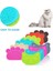No.2 Tarzı Su Geçirmez Pet Kedi Kumu Mat Sevimli Pençe Şekli Besleme Pedi Pvc Kolay Temizlik Çift Katmanlı Kediler Pet Kediler Için Tuvalet Paspasları Malzemeleri (Yurt Dışından) 2