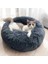 Koyu Gri Tarzı 50CM 10 Renk Süper Yumuşak Kedi Yatağı Yuvarlak Kabarık Kedi Uyku Sepeti Uzun Peluş Sıcak Pet Mat Sevimli Hafif Rahat Dokunmatik Kulübesi (Yurt Dışından) 3