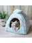 Gül Pembe Tarzı S 30X30CM Pet Kedi Evi Kanepe Yatak Köpek Kulübesi Kış Sıcak Köpek Için Uyku Köpek Kedi Malzemeleri Kesim Kediler Paspaslar (Yurt Dışından) 5