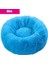 Mavi Stil M Çapı 50CM Süper Büyük Köpek Yatağı Yuvarlak Yıkanabilir Evcil Hayvan Yatak Kış Sıcak Uyku Peluş Köpek Kulübesi Kedi Paspaslar Yavru Yastık Mat Köpek Kedi Malzemeleri (Yurt Dışından) 1