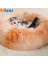 03 Açık Mor Tarzı 40CM Yuvarlak Peluş Kedi Yatak Ev Kedi Mat Kış Sıcak Uyku Kediler Yuva Yumuşak Uzun Peluş Köpek Yatağı Pet Yastık Kediler Için Köpek Fermuar Yıkanabilir (Yurt Dışından) 5