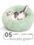 05 Yeşil Stil 35CM Süper Yumuşak Uzun Peluş Kedi Yatağı Pet Mat Evi Köpek Yatağı Kış Sıcak Uyuyan Kediler Yuva Yuvarlak Kedi Yastık Rahat Evcil Hayvanlar Ürünleri (Yurt Dışından) 1