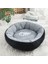 Gri Yuva Stili Çap 40CM Sevimli Yumurta Tarts Kedi Yatağı Dört Mevsim Mevcuttur Evcil Hayvan Evi Açık Seyahat Kedileri Için Uygun Evcil Hayvanlar Için Ürünler (Yurt Dışından) 1
