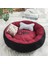 Gri Yuva Stili Çap 40CM Sevimli Yumurta Tarts Kedi Yatağı Dört Mevsim Mevcuttur Evcil Hayvan Evi Açık Seyahat Kedileri Için Uygun Evcil Hayvanlar Için Ürünler (Yurt Dışından) 5