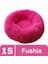 Fuşya Stili 30CM Uzun Peluş Kabarık Pet Köpek Yatağı Claming Köpek Yatakları Donut Yuvarlak Kedi Köpek Tezgahı Yumuşak Sıcak Chihuahua Kulübesi Büyük Mat Pet Malzemeleri (Yurt Dışından) 1