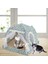Beyaz Stil L Beden Pet Çadır Taşınabilir Katlanır Pet House Köpek Kedi Yatak Yaz Rahat Hamak Kulübesi Kedi Kafesi Küçük Köpekler Için Yatak Yıkanabilir Nefes Çadır (Yurt Dışından) 5