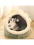 Yeşil Stil 40X38X34 Kedi Tünel Evi Için Pet Yatak Yumuşak Sıcak Kış Köpek Yatağı Kediler Evi Kulübesi Yavru Kedi Şezlong Minderi Pet Sepet Yıkanabilir Uyku Tulumu (Yurt Dışından) 1
