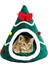 Yeşil Stil L Beden Sonbahar Kış Noel Ağacı Şekli Kedi Evi Sıcak Uyku Yumuşak Yatak Yarı Kapalı Pet Yuva Hamster Sincap Tavşan Yavru Köpek (Yurt Dışından) 1