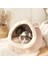 B Tarzı 42X41X37CM Sıcak Kedi Evi Kedi Yatağı Sevimli Yavru Kedi Şezlong Yastık Çadır Köpek Yavrusu Için Pet Sepeti Yıkanabilir Mağara Yatağı Yuva Yastığı Tatlı (Yurt Dışından) 1
