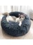 Koyu Gri Tarzı 30CM Pet Kedi Yatak Yastık Köpek Yuvarlak Sepet Ev Kış Sıcak Uzun Peluş Süper Yumuşak Uyku Tulumu Yavru Kedi Yastık Mat Yatak Için Kedi Malzemeleri (Yurt Dışından) 1
