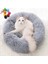 Koyu Gri Tarzı 30CM Pet Kedi Yatak Yastık Köpek Yuvarlak Sepet Ev Kış Sıcak Uzun Peluş Süper Yumuşak Uyku Tulumu Yavru Kedi Yastık Mat Yatak Için Kedi Malzemeleri (Yurt Dışından) 3