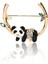 Siyah Panda Broş 1