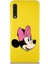 Samsung Galaxy A30S Soft Premier Kapak Minnie Mouse-A Tasarımlı Silikon Kılıf - Sarı 1