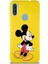 Samsung Galaxy A11 Soft Premier Kapak Mickey Mouse-D Tasarımlı Silikon Kılıf - Sarı 1