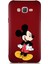 Samsung Galaxy J7 Core Soft Premier Kapak Mickey Mouse-D Tasarımlı Silikon Kılıf - Mürdüm 1