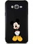 Samsung Galaxy J7 Core Soft Premier Kapak Mickey Mouse-A Tasarımlı Silikon Kılıf - Siyah 1