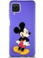 Samsung Galaxy A12 Soft Premier Kapak Mickey Mouse-D Tasarımlı Silikon Kılıf - Mor 1