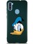 Samsung Galaxy M11 Soft Premier Kapak Donald Duck-B Tasarımlı Silikon Kılıf - Yeşil 1