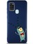 Samsung Galaxy A21S Soft Premier Kapak Plankton Tasarımlı Silikon Kılıf - Lacivert 1